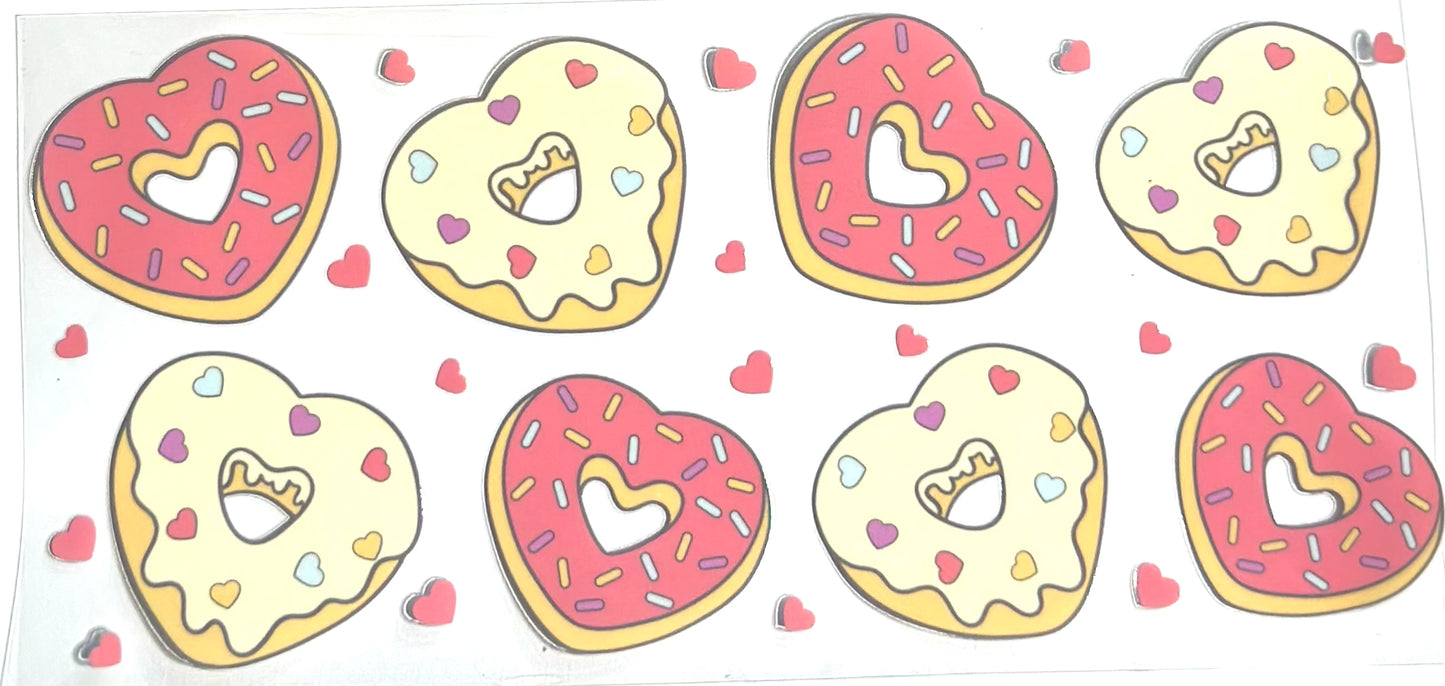 16oz UV Wrap - Heart Donut