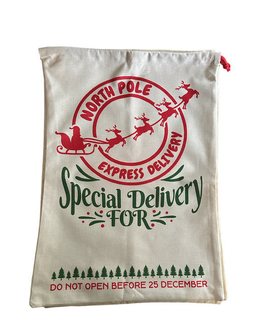 Christmas Sack Cream - Special Delivery