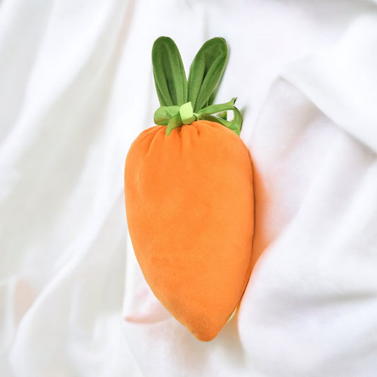 Velvet Easter Carrot gift bag