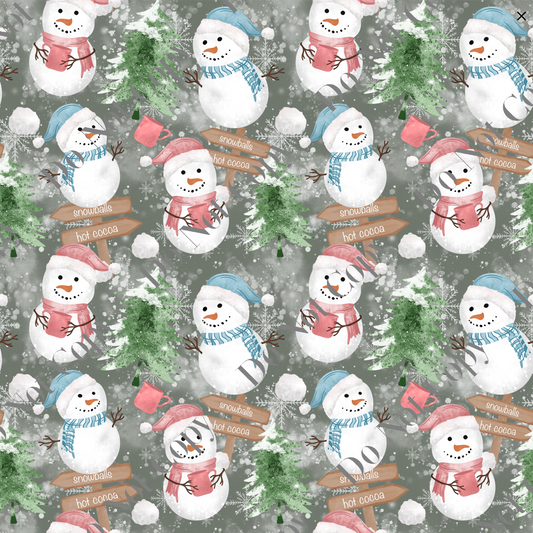 Snowmen Scene