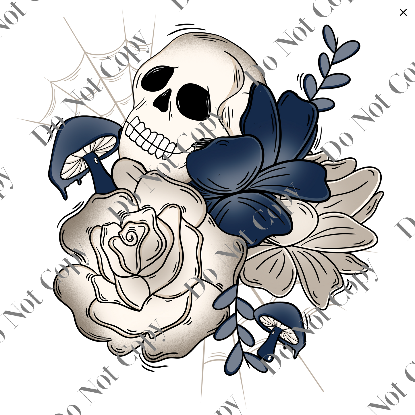 Floral Skull