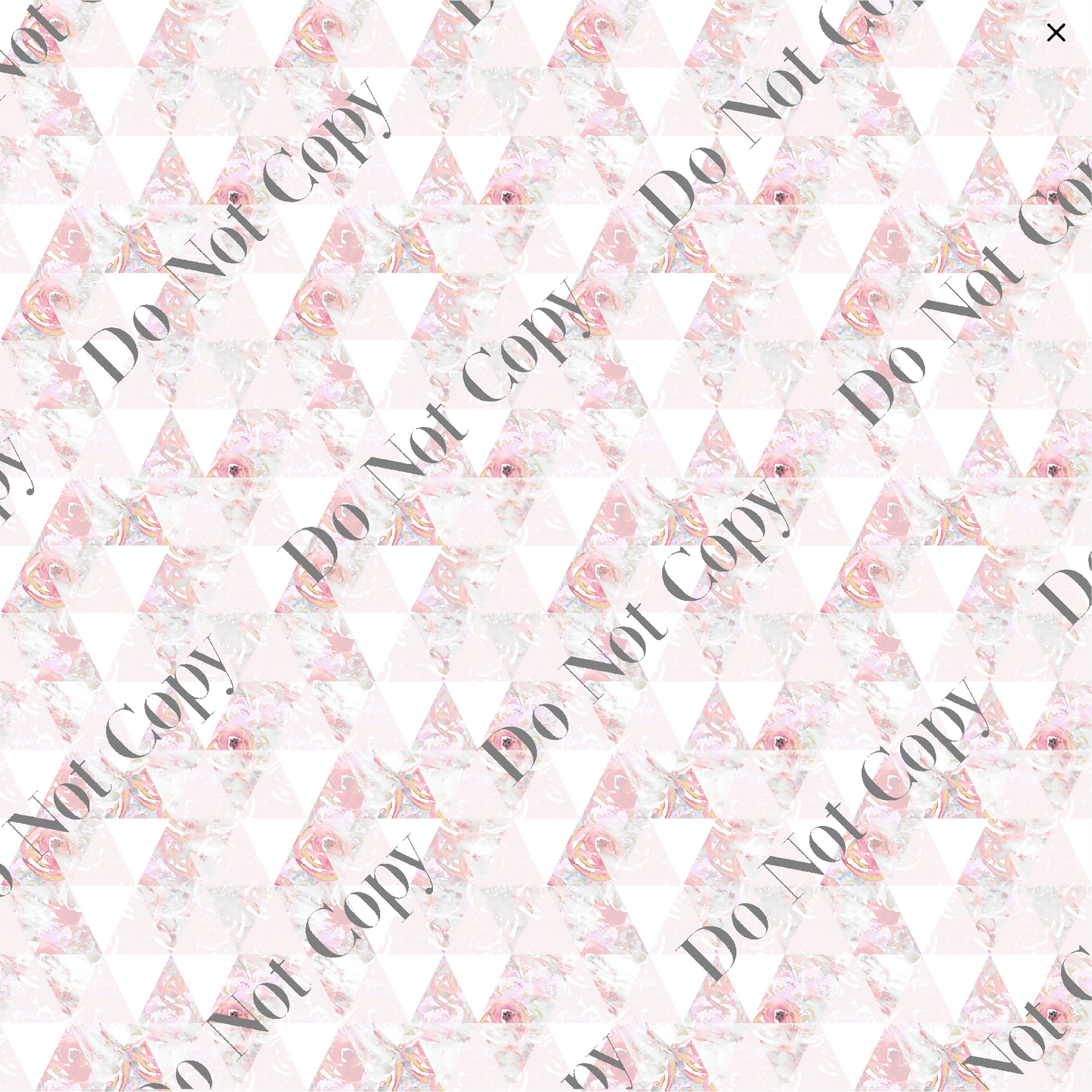 Patterned Vinyl - Floral Pyramid